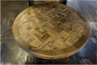 Стол обеденный, круглый 150 см из Дуба Натур Термо фото 2012